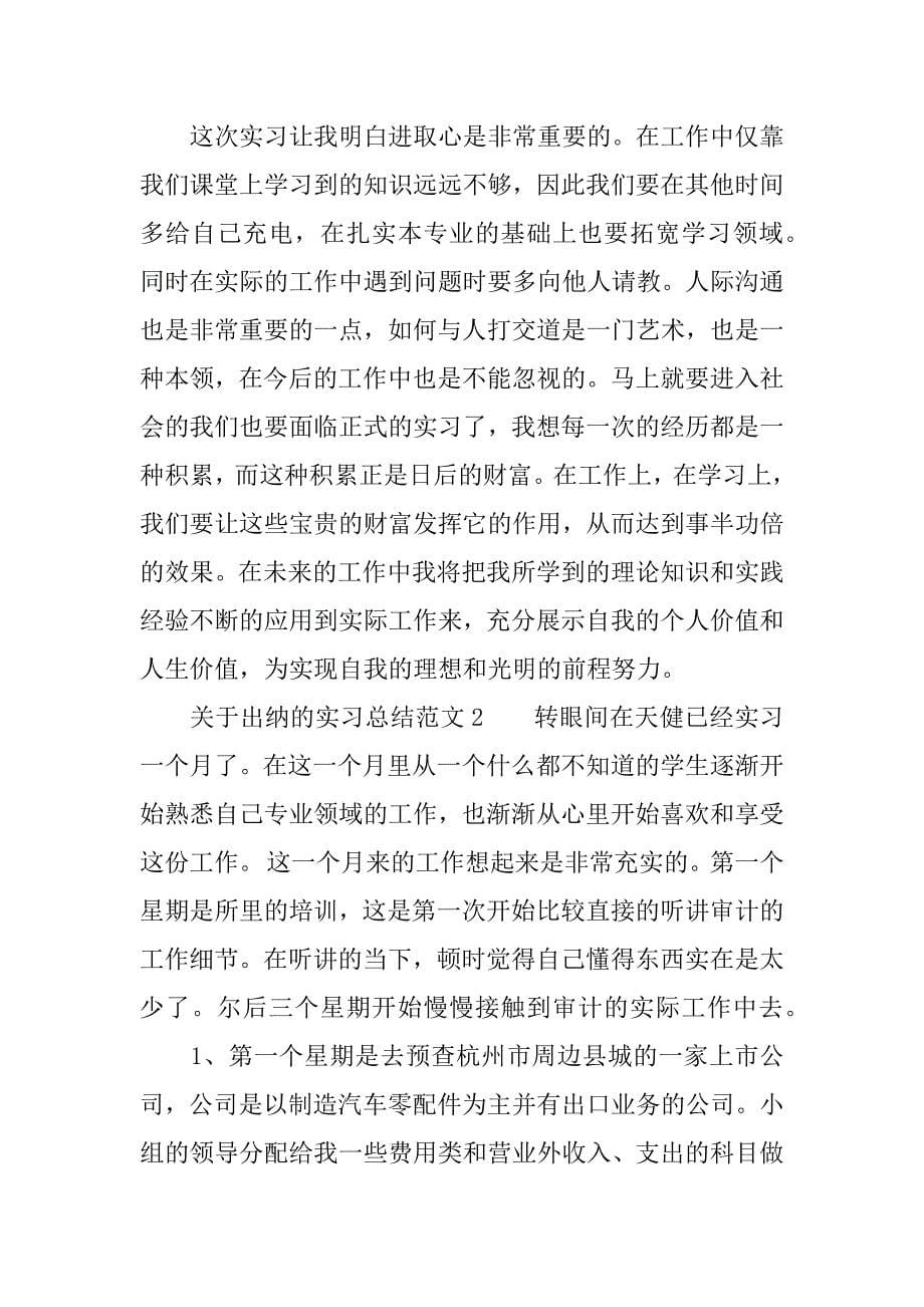 关于出纳的实习总结.docx_第5页