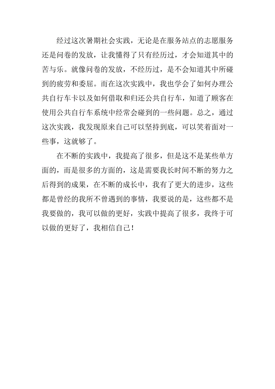 公共自行车系统调研社会实践报告样本参阅.docx_第4页