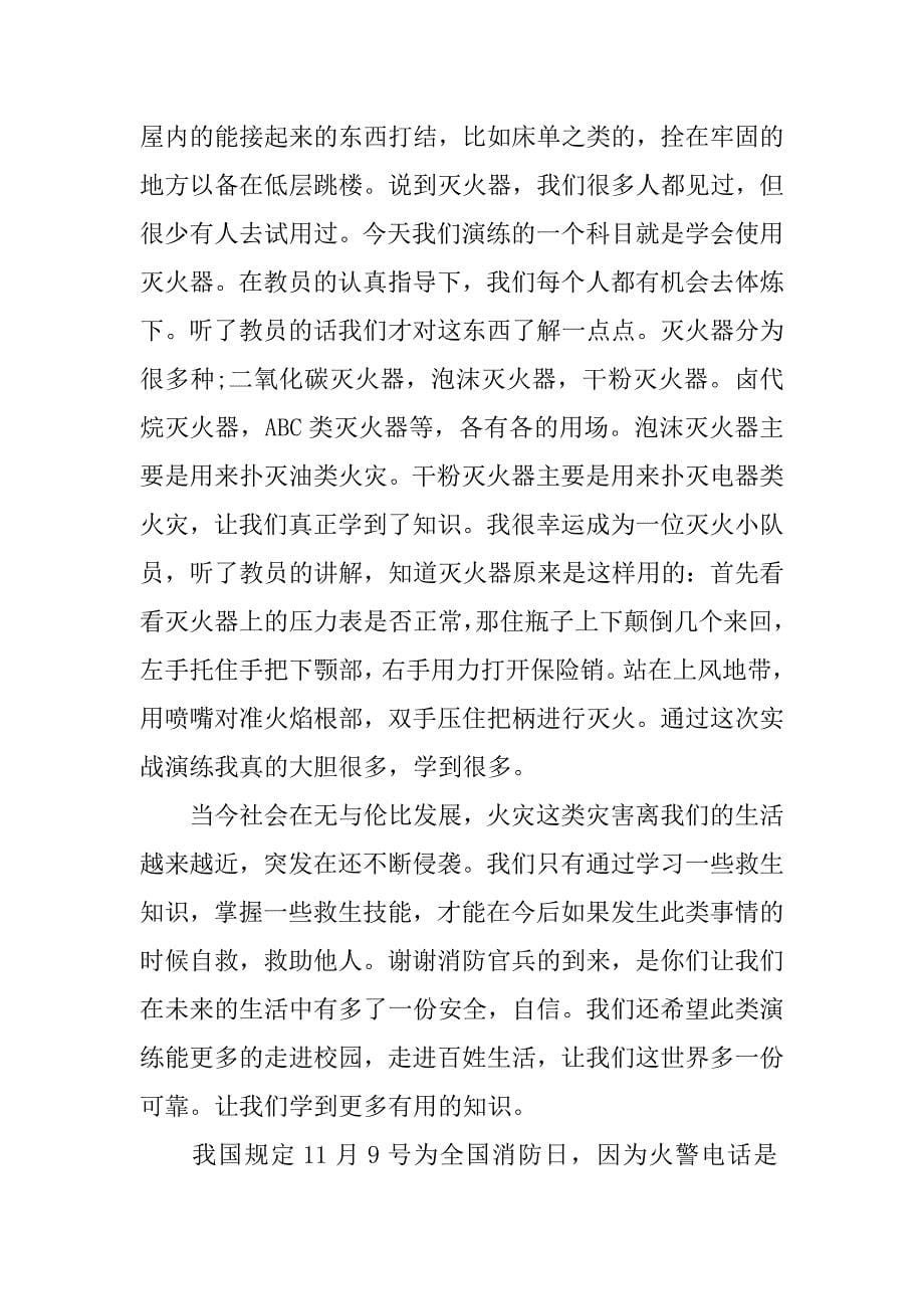 关于消防演练心得体会.docx_第5页