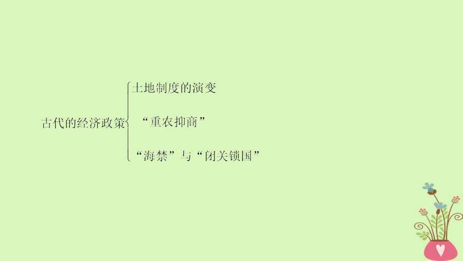 2018版高中历史第一单元古代中国经济结构的基本结构与特点第4课时古代的经济政策课件新人教版必修_第4页