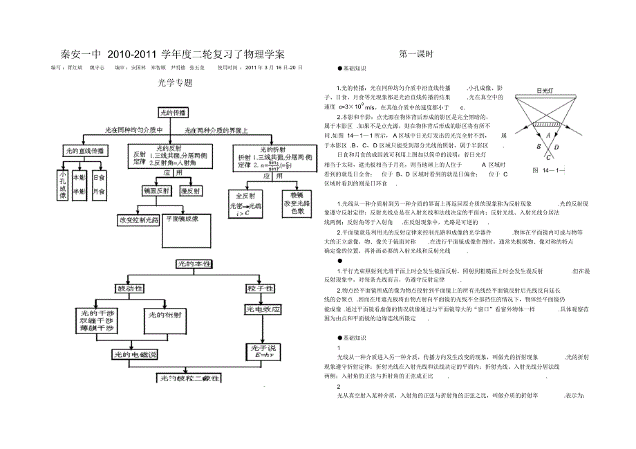 光学学案审定修该稿(学生)_第1页