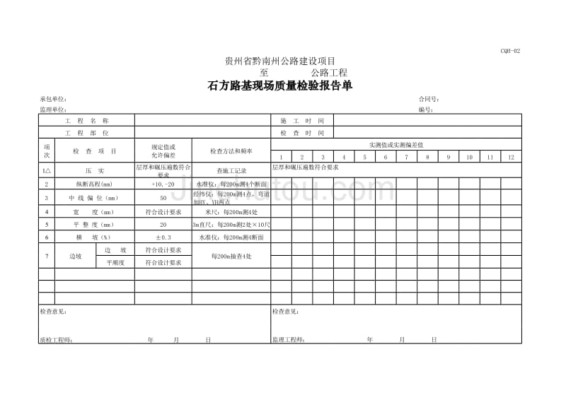 1贵州省黔南州公路建设项目路检_第2页