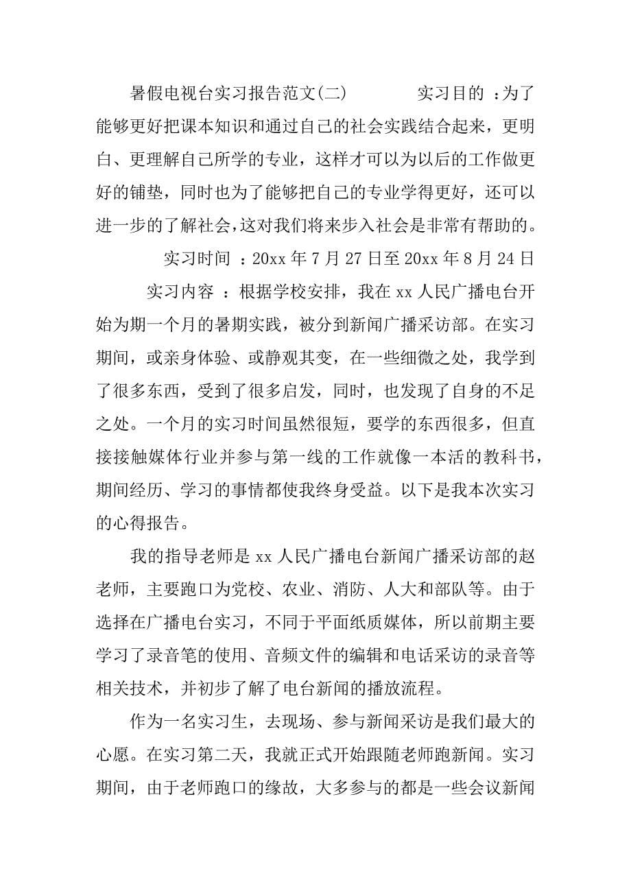 暑假电视台实习报告.docx_第5页