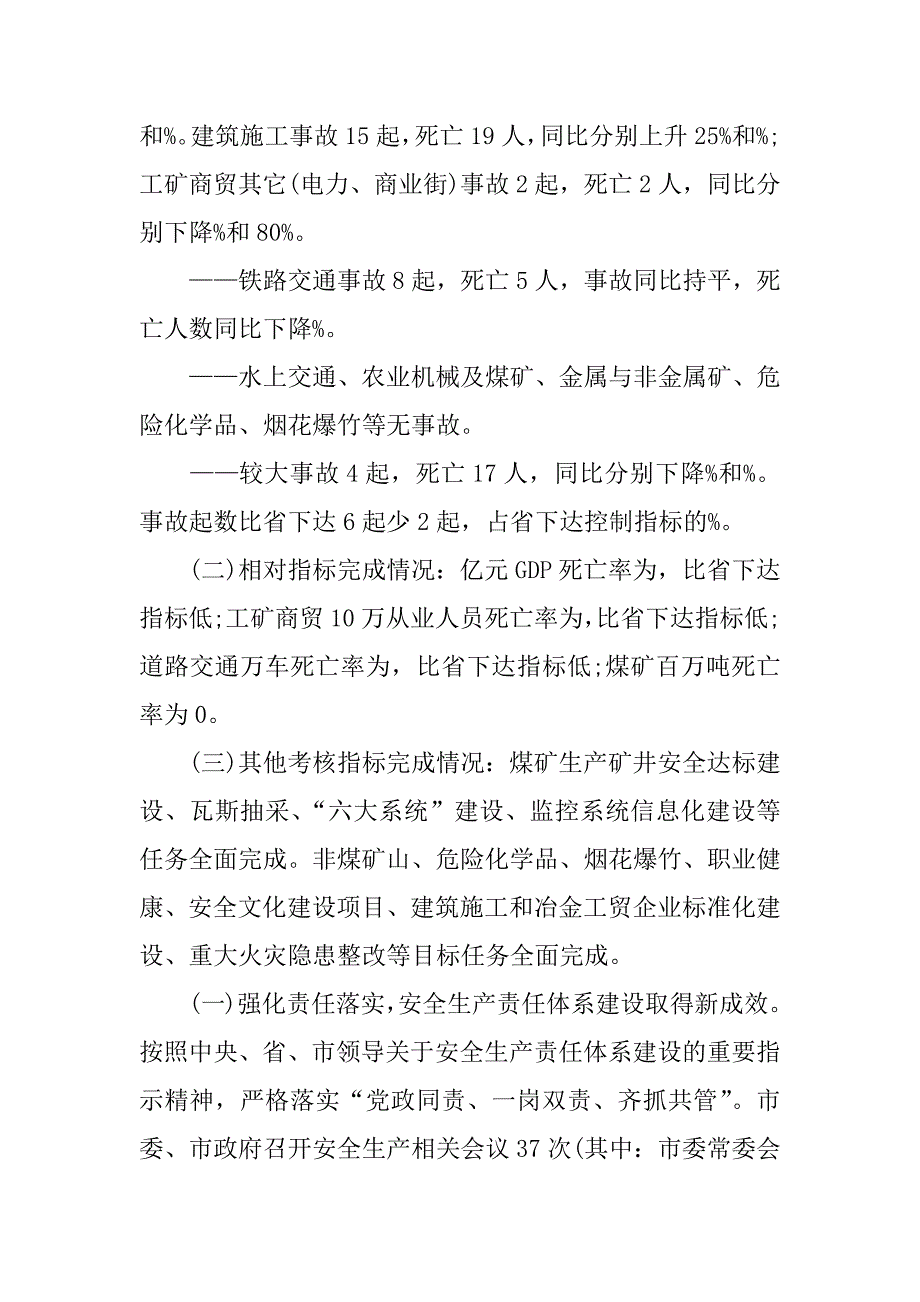 市安全生产工作总结.docx_第2页