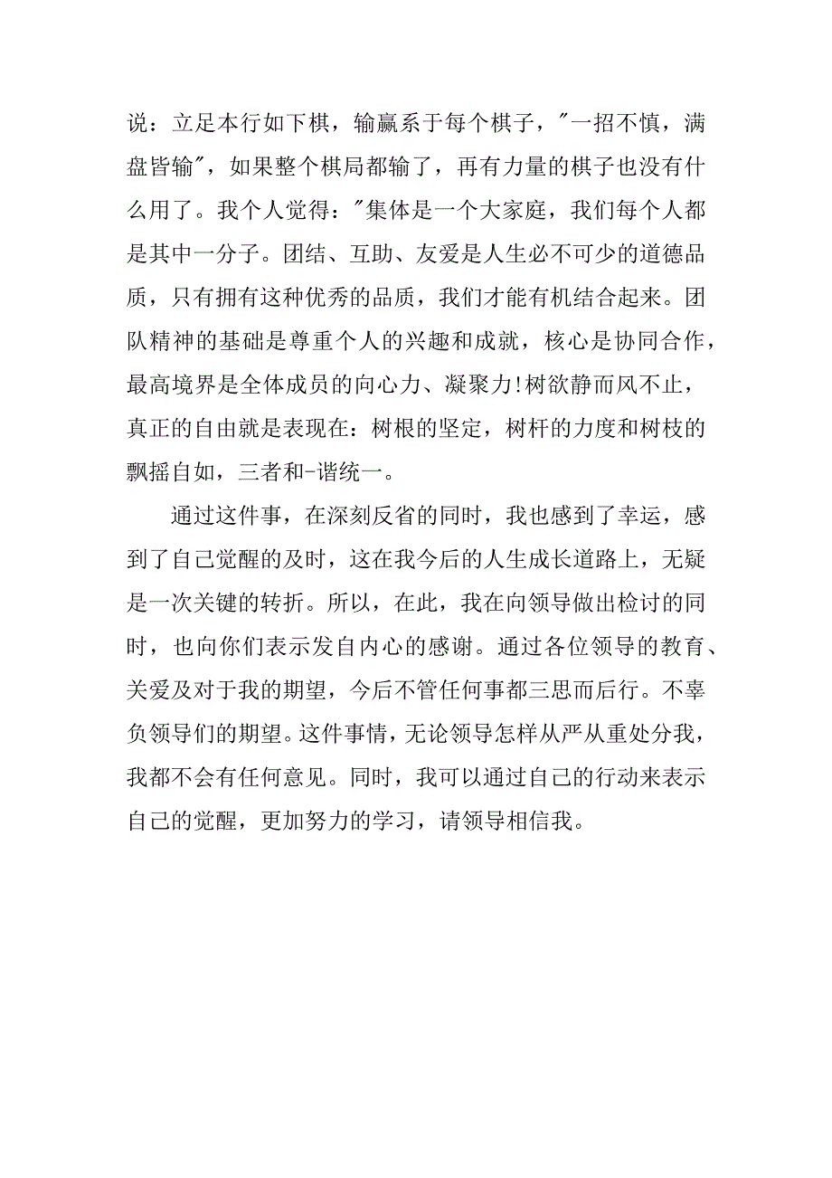 打人的保证书模板.docx_第4页