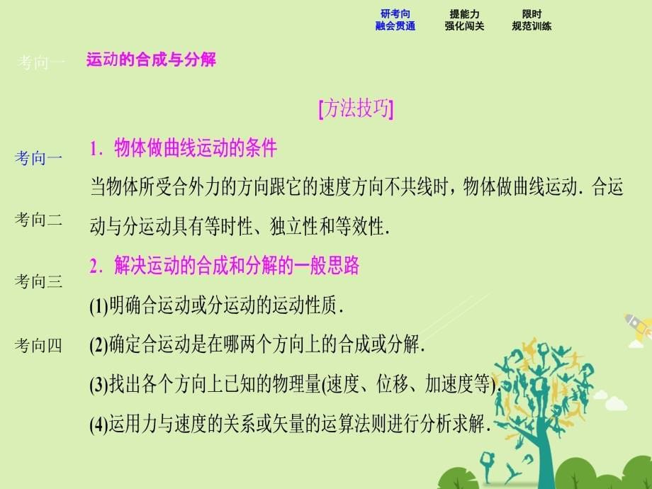 高考物理二轮复习 第一部分 专题一 力与运动 第讲 抛体运动 圆周运动课件_第5页