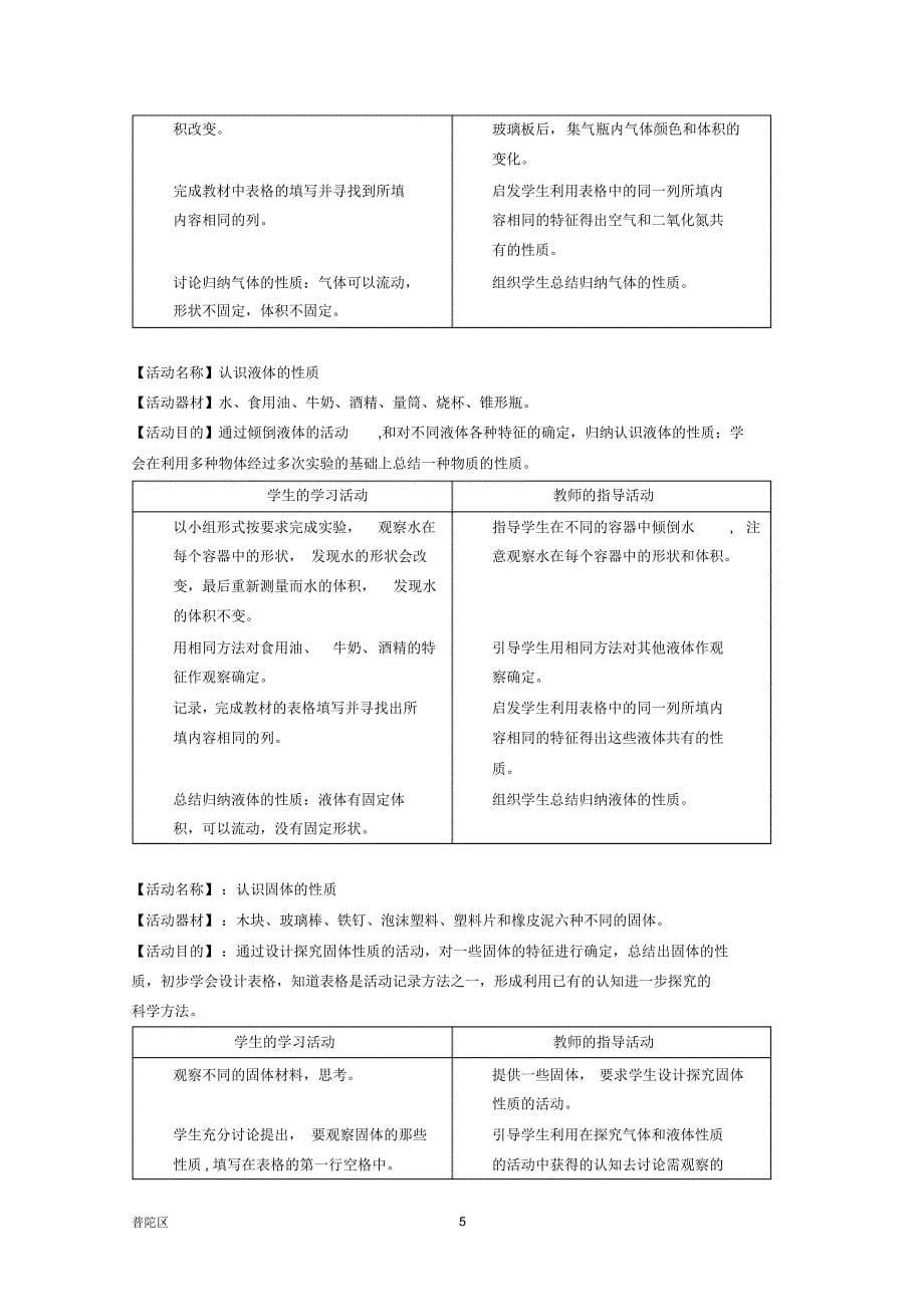 初中科学物质的粒子模型单元设计_第5页