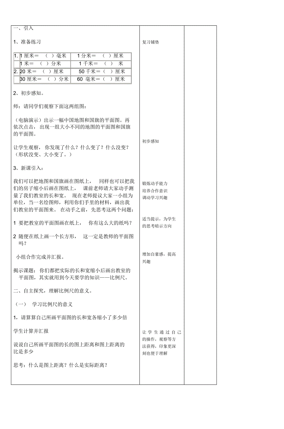 介休市新华学校(六年级数学下册一级教案)年_第2页