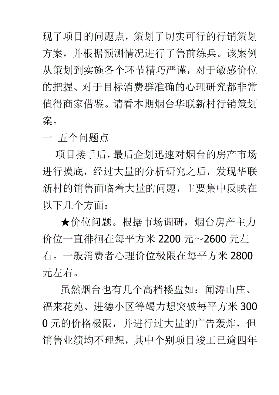 烟台华xx行销策划案例_第3页