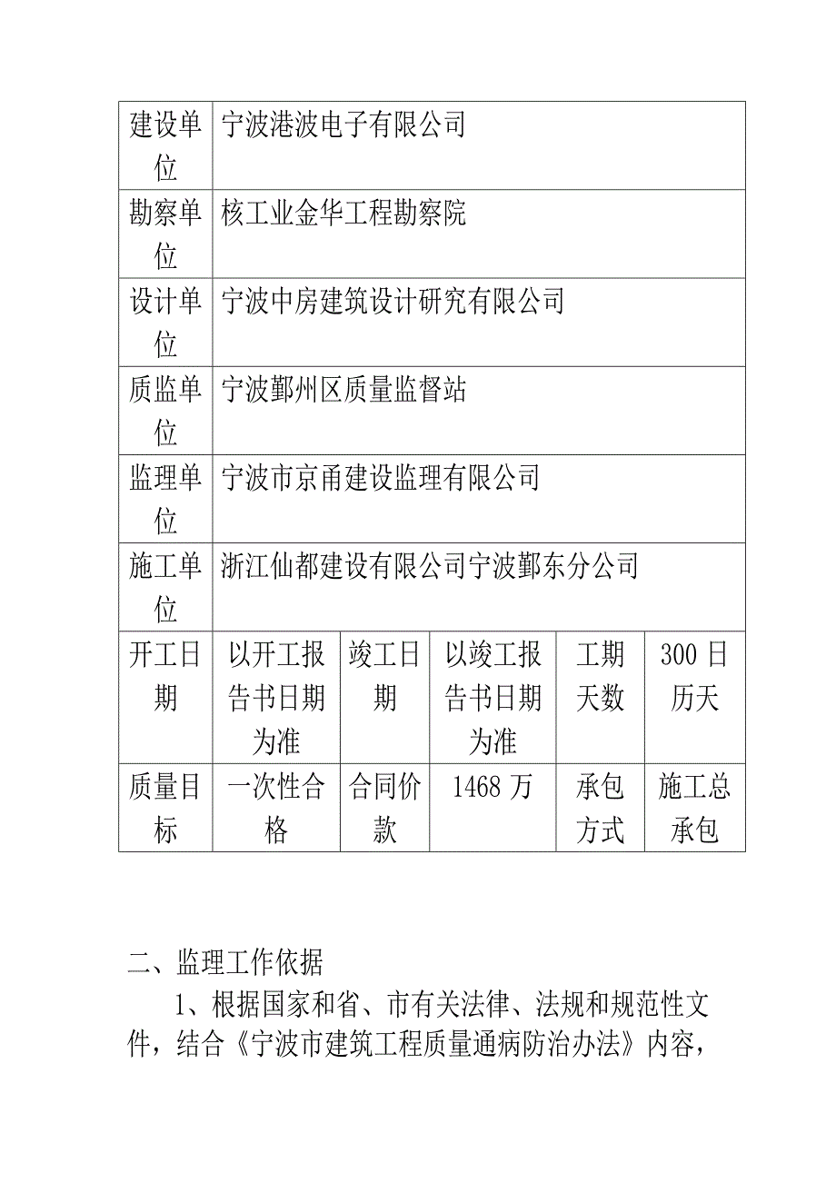 某某电子有限公司车间一、二工程质量通病防治监理细则_第3页