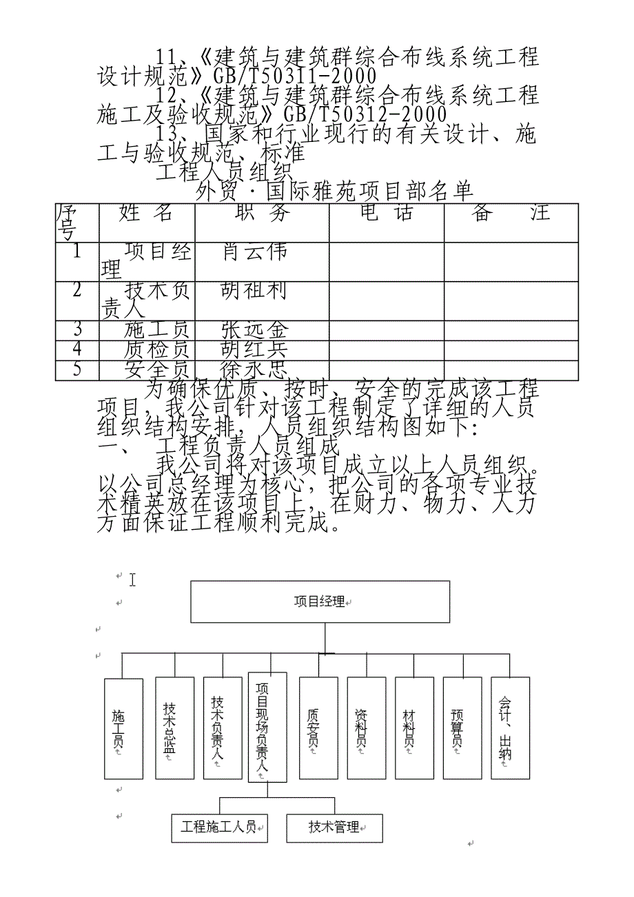 外贸·国际雅苑智能建筑系统施工组织设计方案_第2页