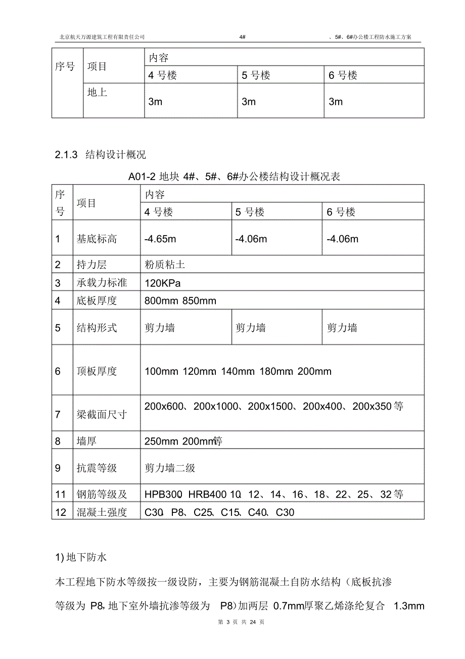 大兴瀛海涤纶一标段防水施工方案_第3页