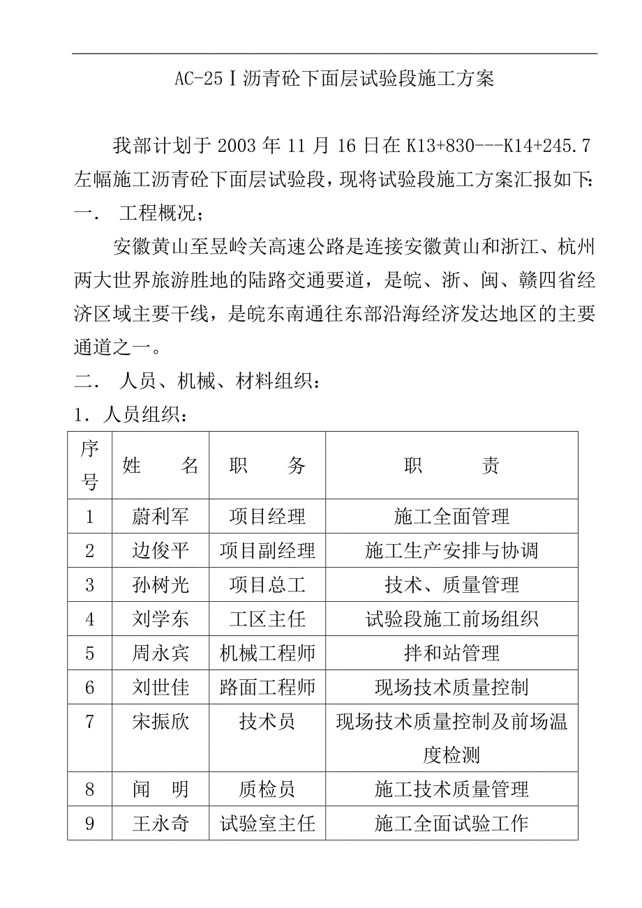 沥青砼下面层试验段施工方案(17)_第1页