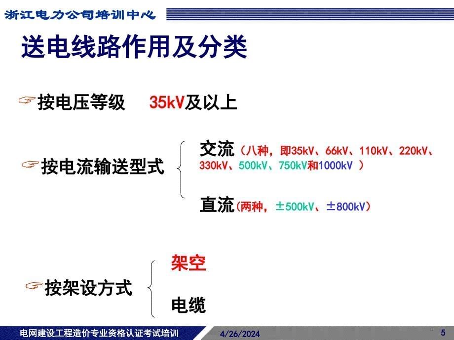 电网工程造价资格培训-送电线路工程1_第5页