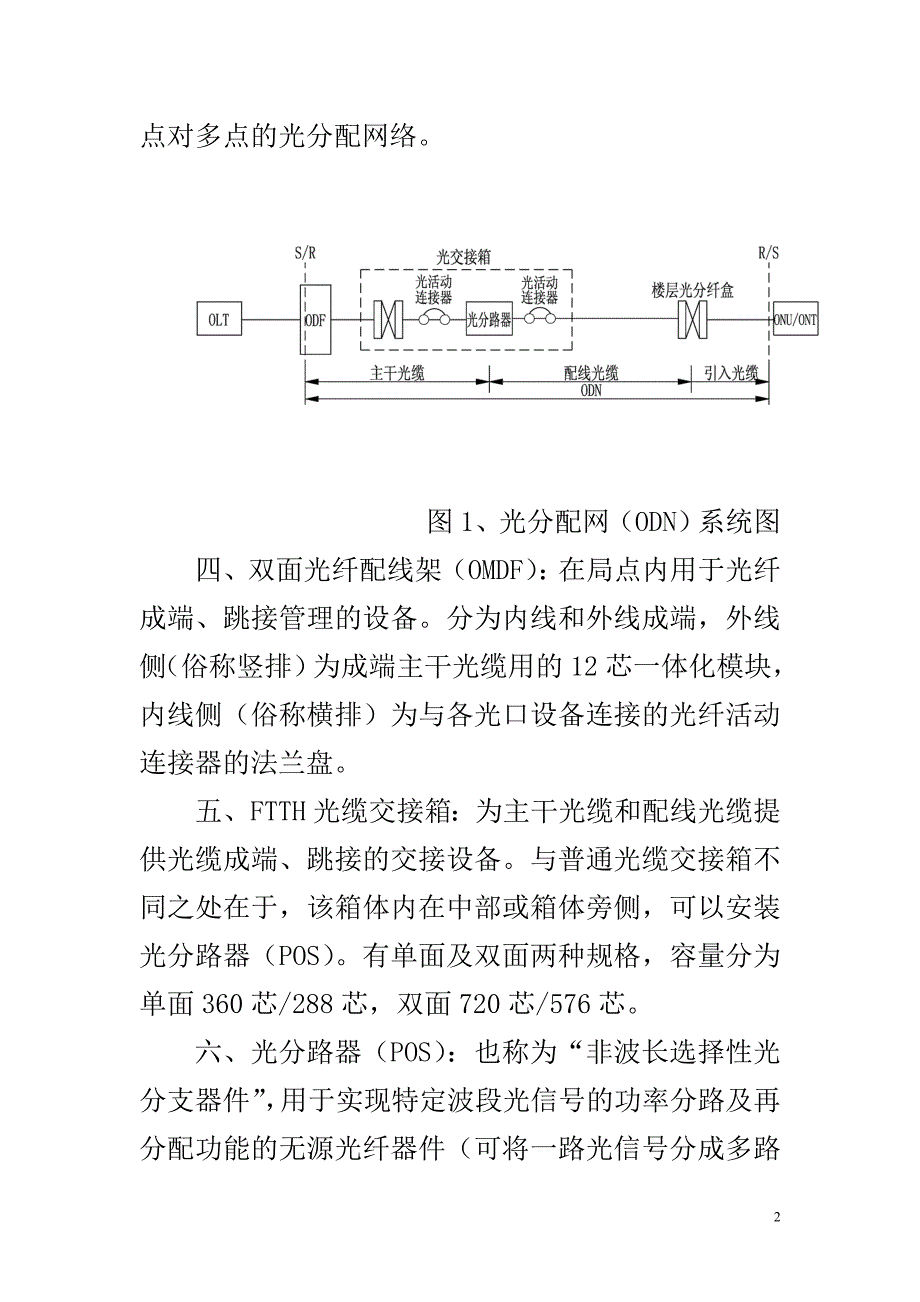 天津联通EPON(FTTH)线路施工及验收规范试行20页_第2页
