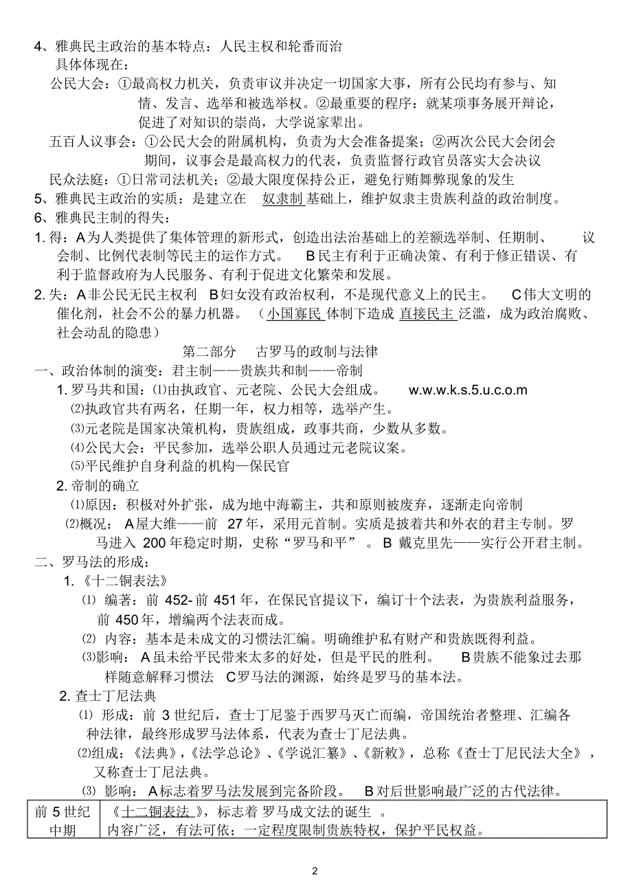 岳麓版必修二基础提升_第2页