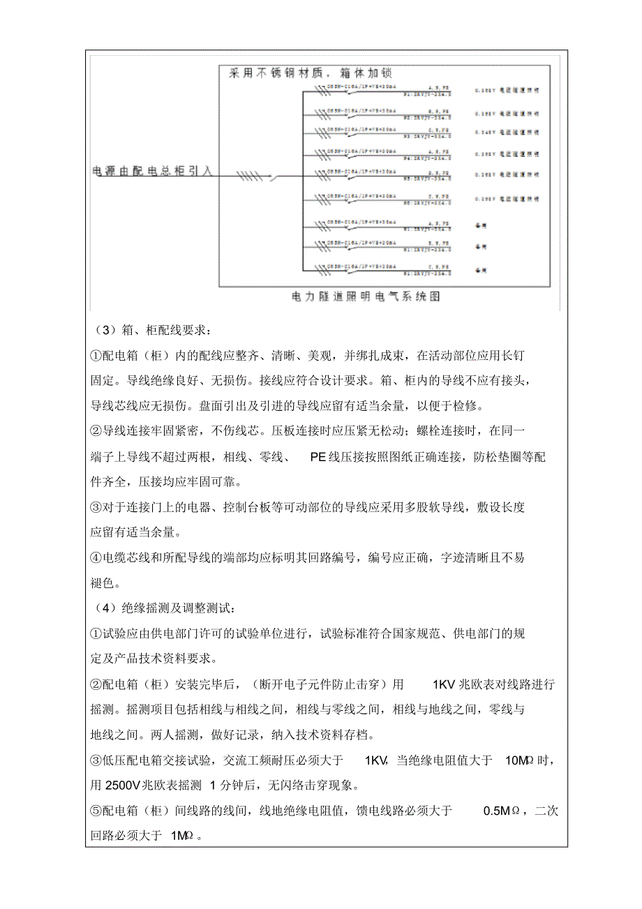 电力管道照明安装技术交底_第4页