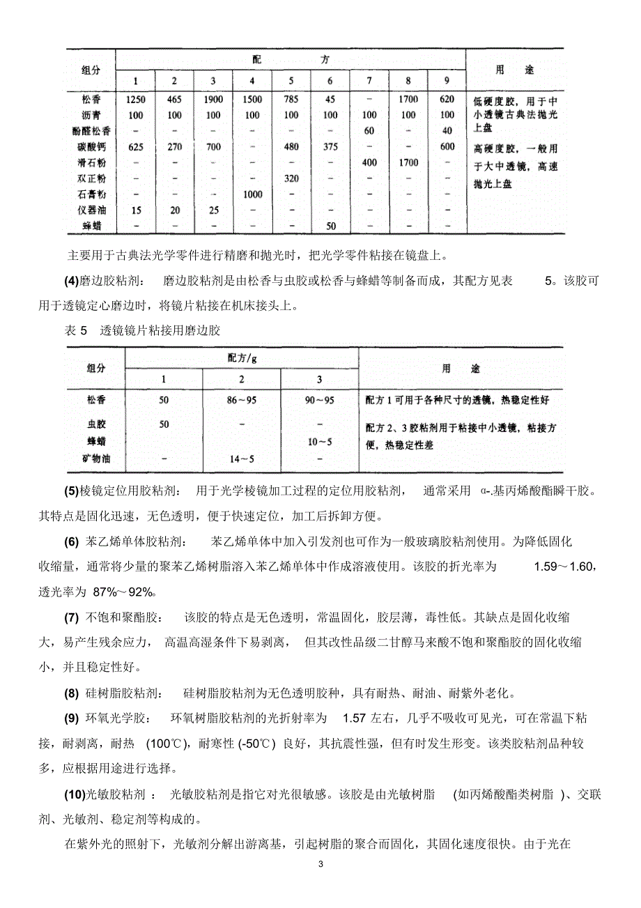 玻璃制品的粘接工艺技术资料_第3页