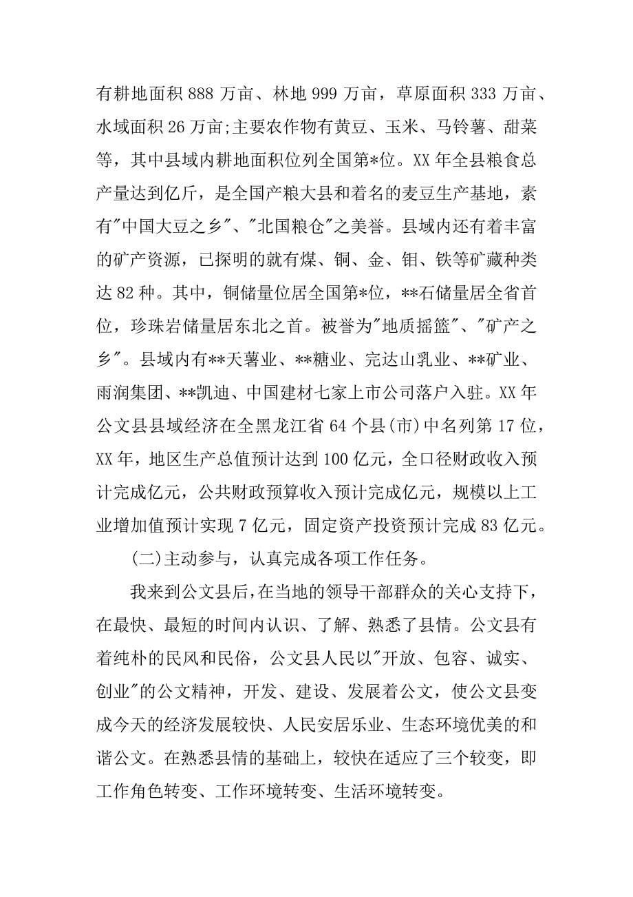 组织部挂职锻炼工作总结3篇.docx_第5页