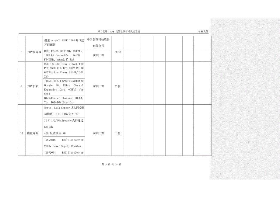 交警总队移动执法系统项目投标书_经典_第5页