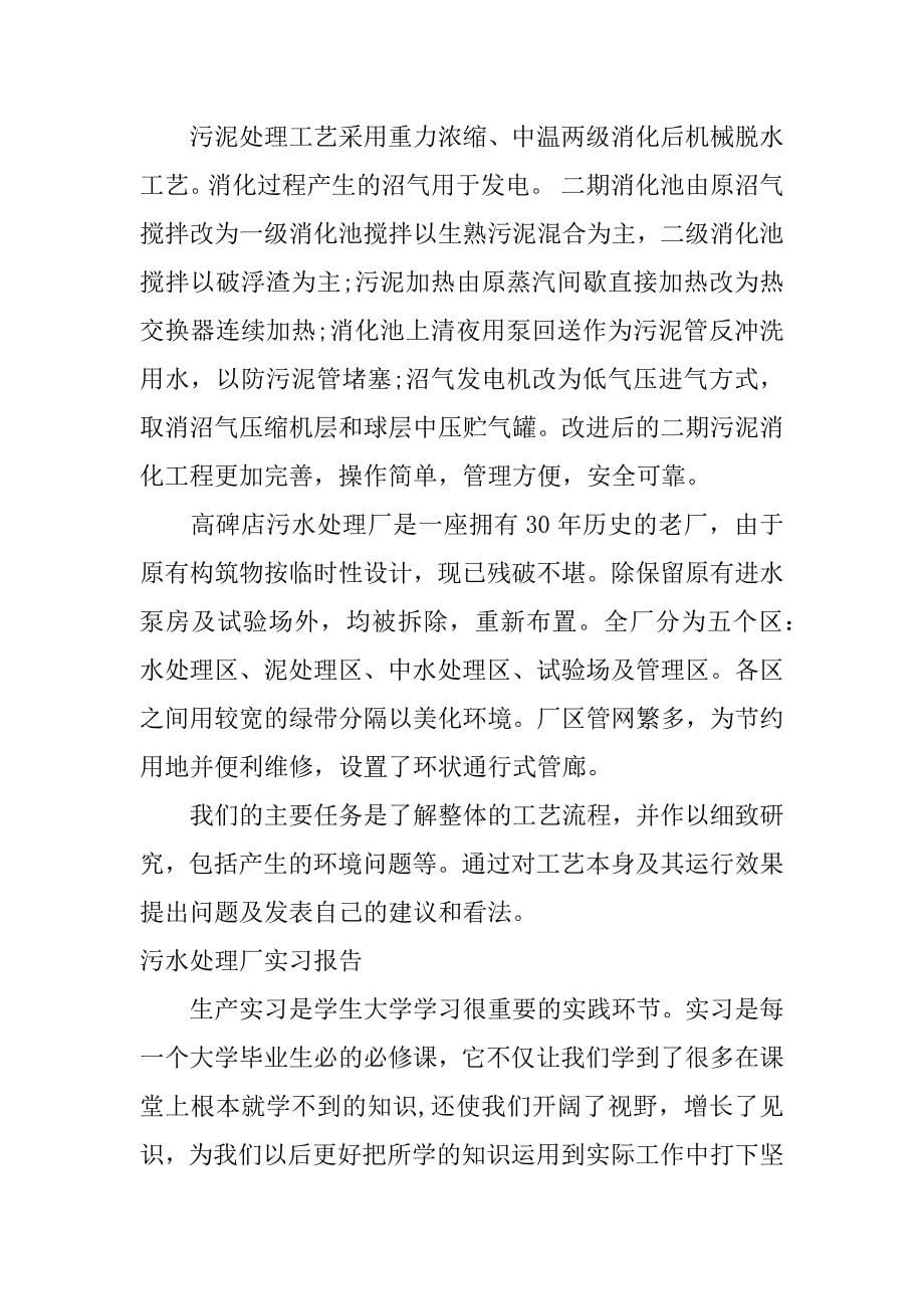 污水厂社会实践报告.docx_第5页