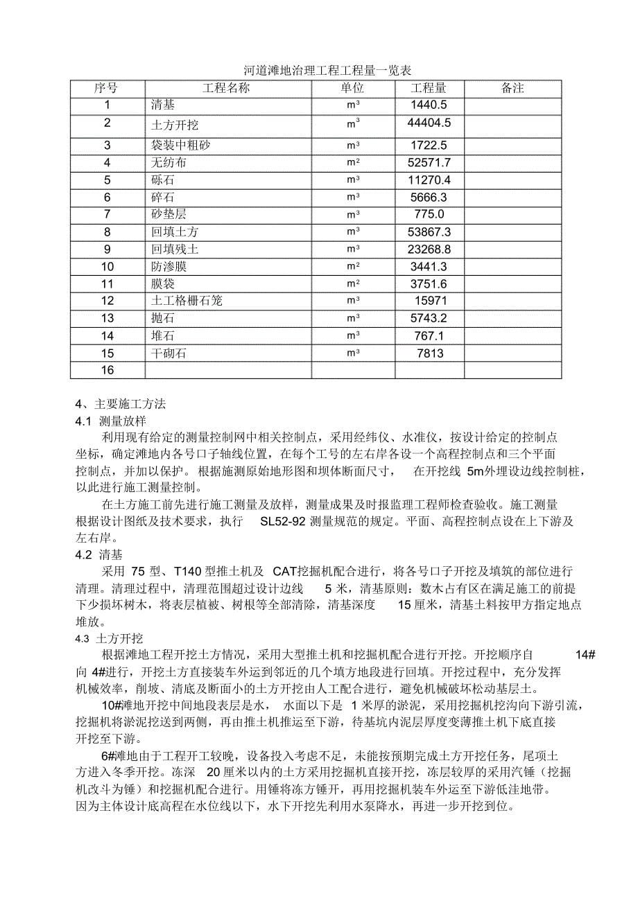 滩地治理施工管理工作报告_第5页