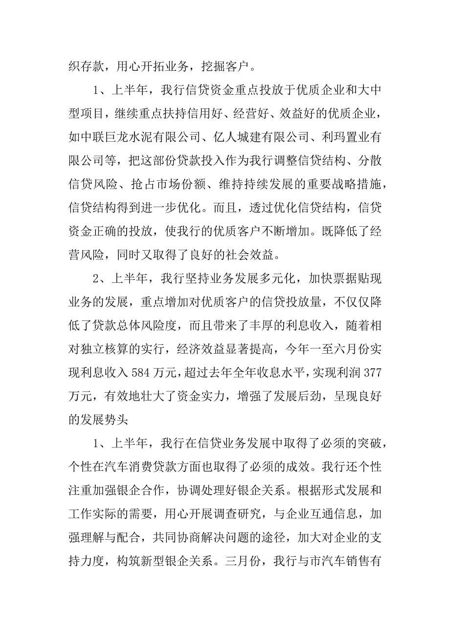 银行信贷年终个人工作总结.docx_第5页