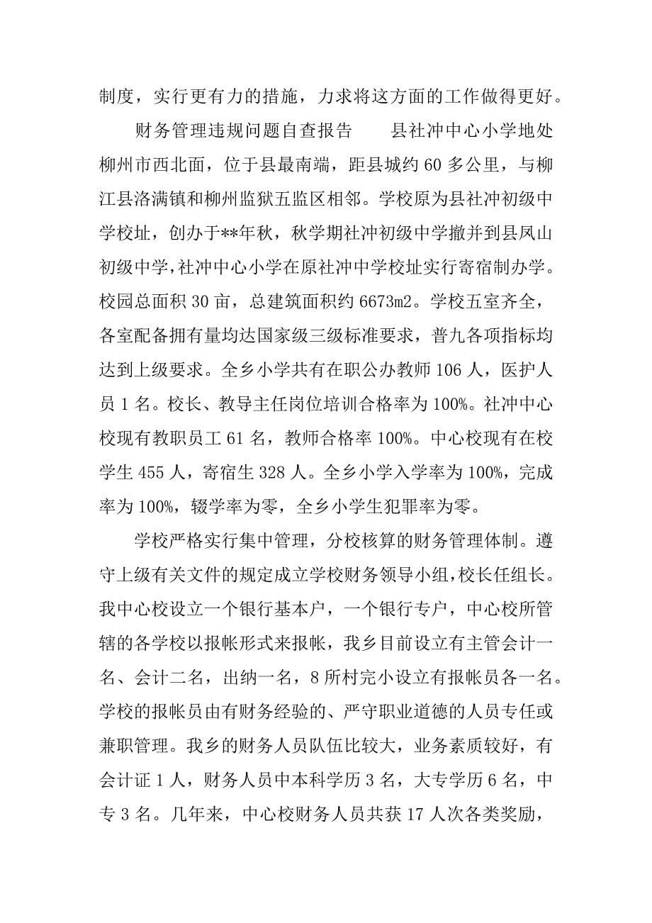 财务管理违规问题自查报告.docx_第5页