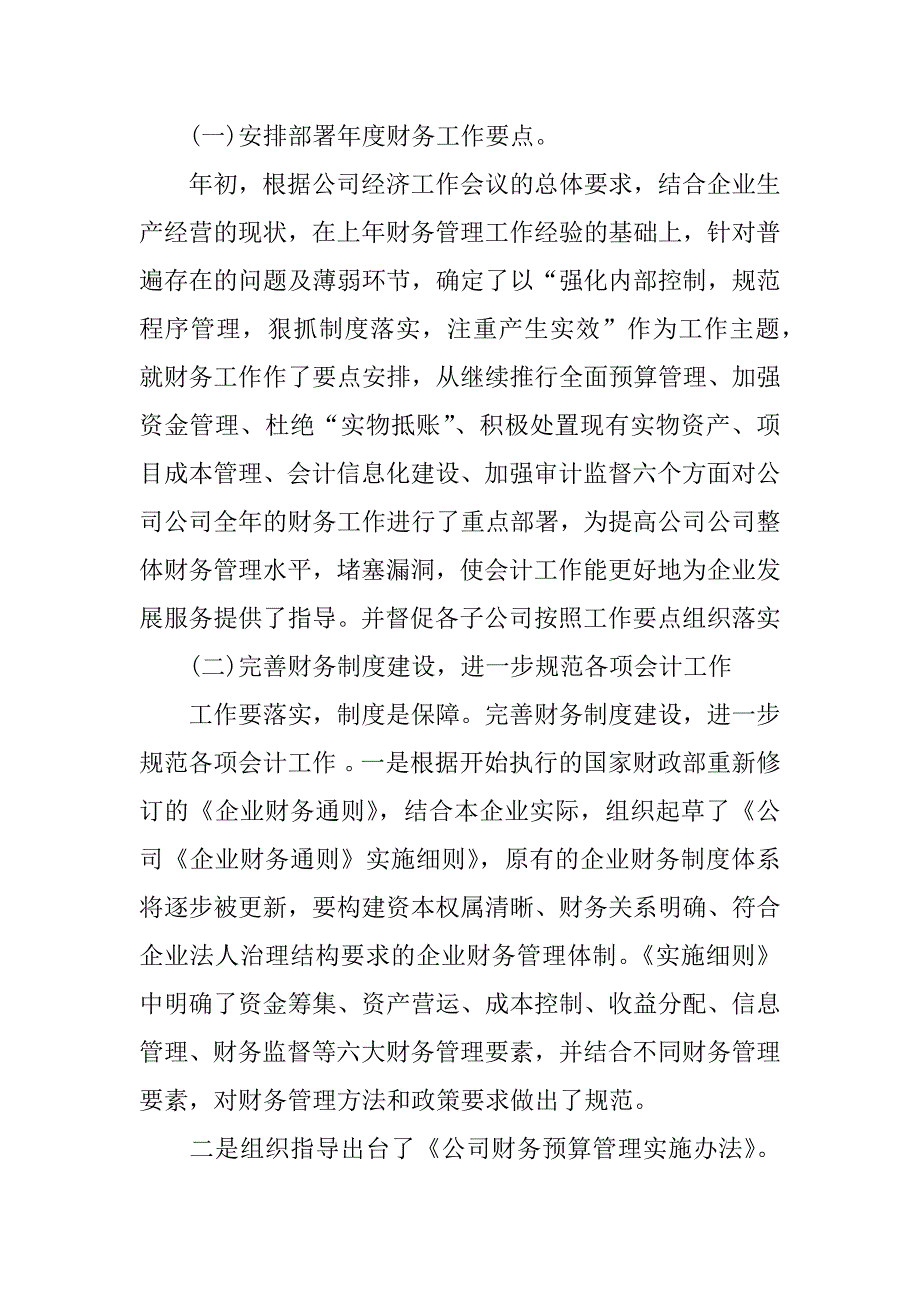 财务总监工作总结报告.docx_第3页