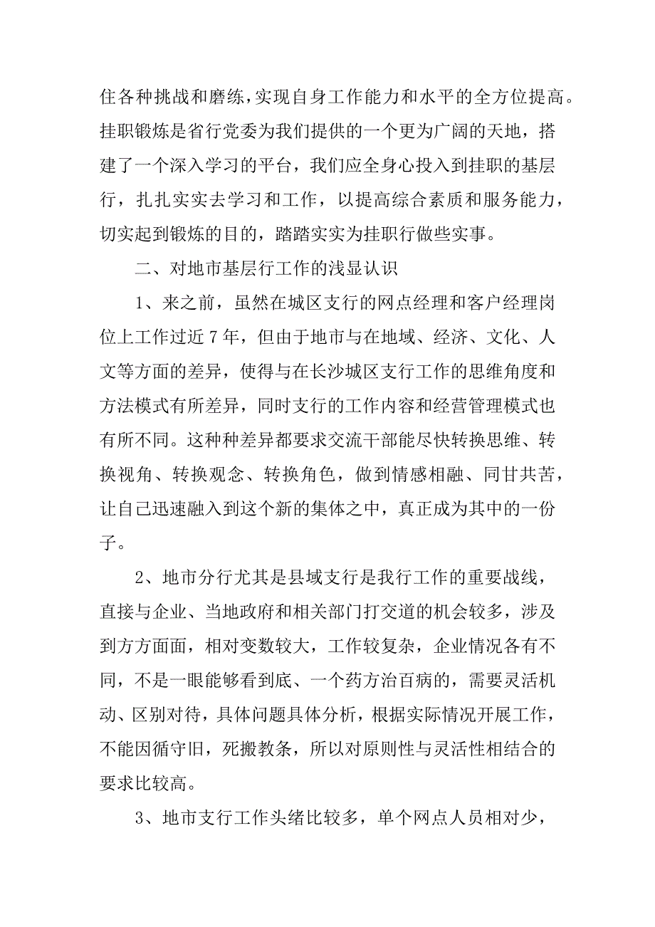 银行挂职心得体会.docx_第2页