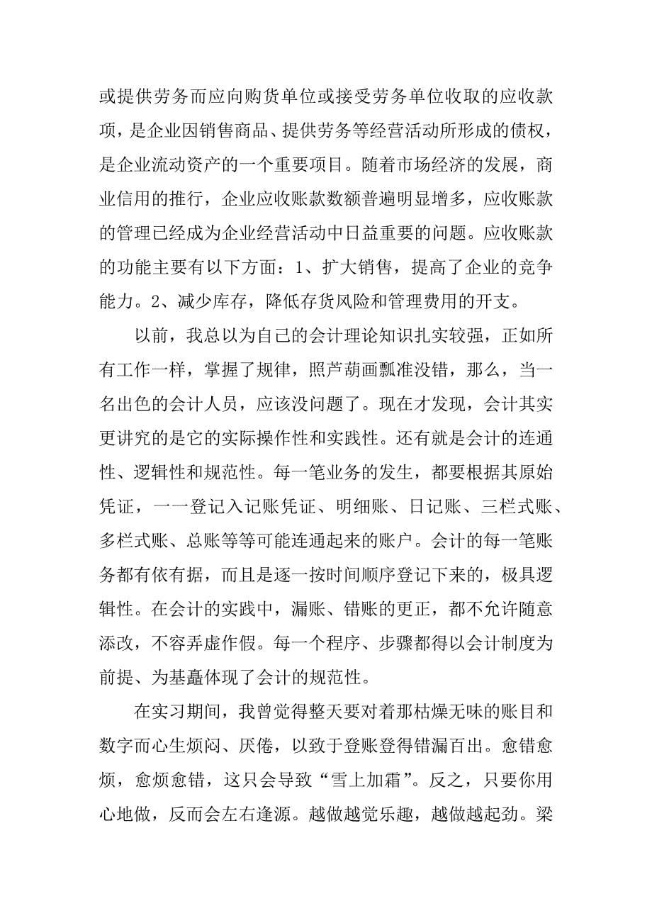 财务会计专业实习总结.docx_第5页