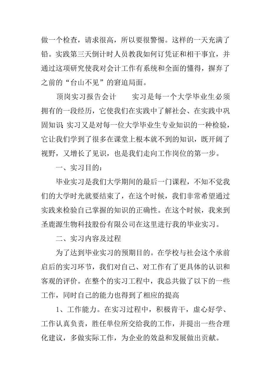 顶岗实习报告会计.docx_第5页