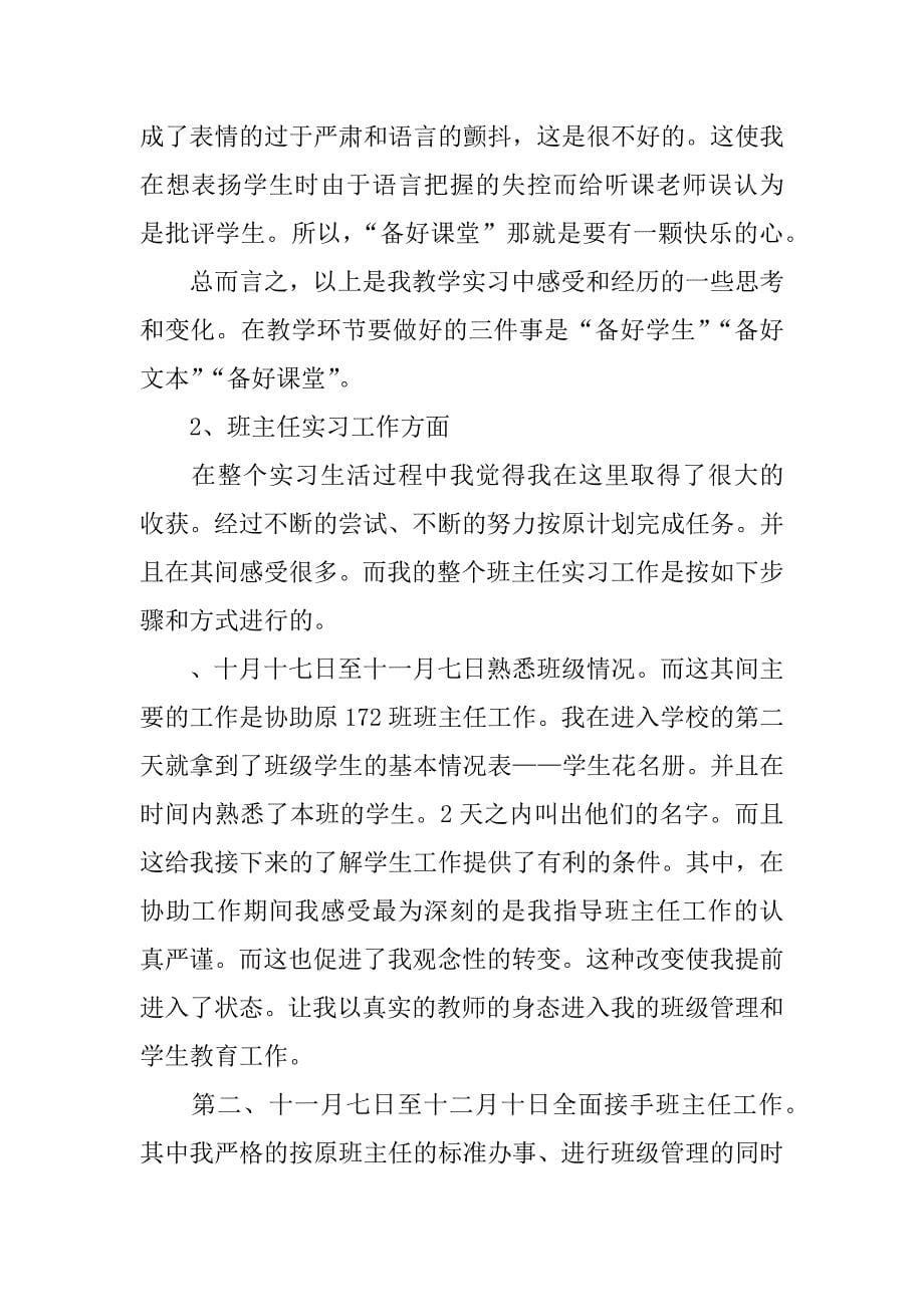 语言文学专业教育实习报告.docx_第5页