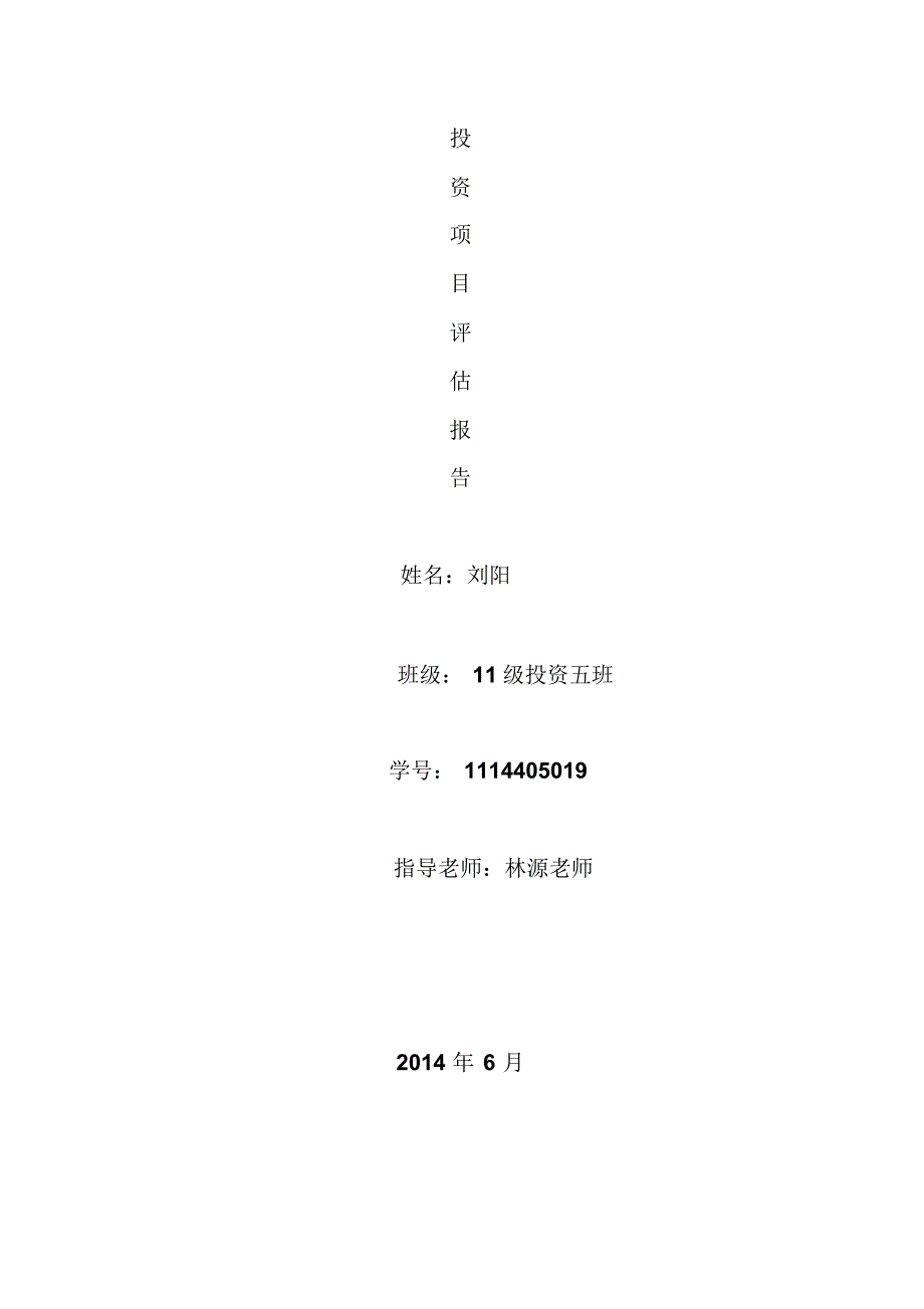 胖哥槟榔投资项目评估报告_第1页