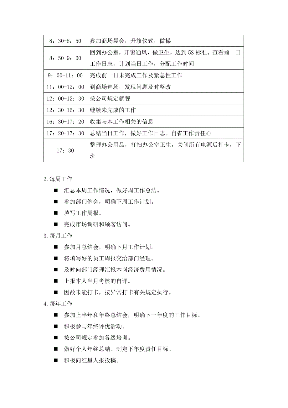 企划部主管岗位操作手册_第3页