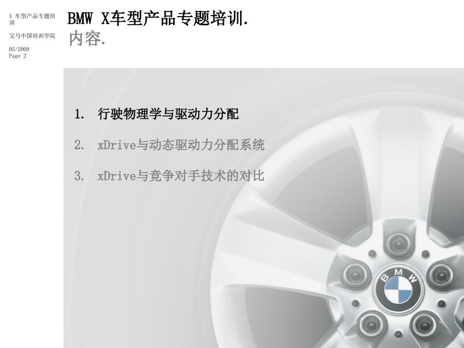 BMW- X车型产品技术亮点专题培训_73P_第2页