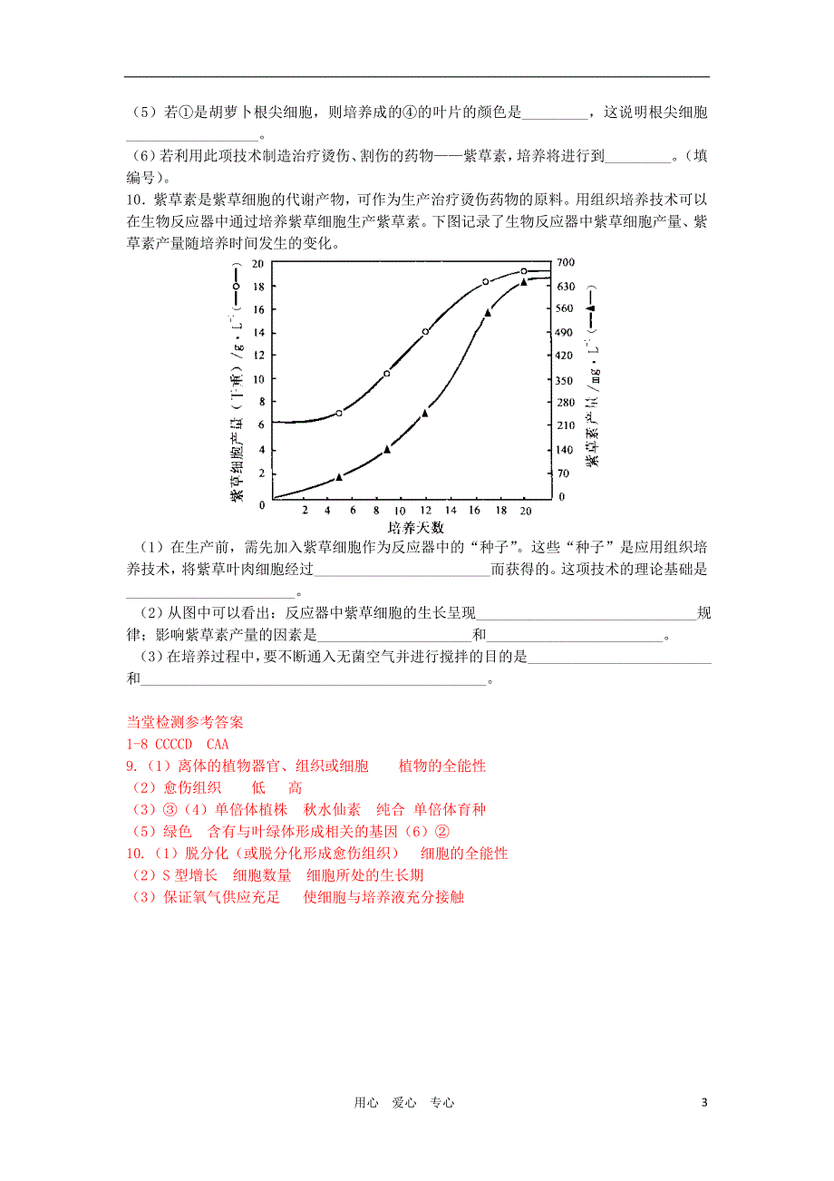 高中生物 2.2《植物的克隆》导学案 浙科版选修3_第3页