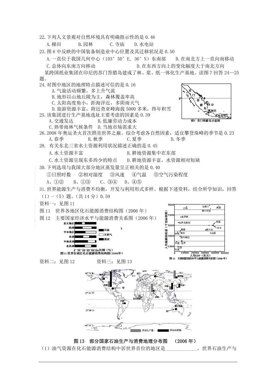 谈广东省2010年高考文综模式下的地理备考论文_第5页