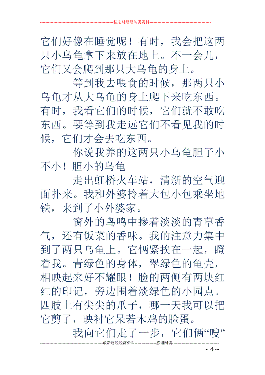 胆小的乌龟_第4页