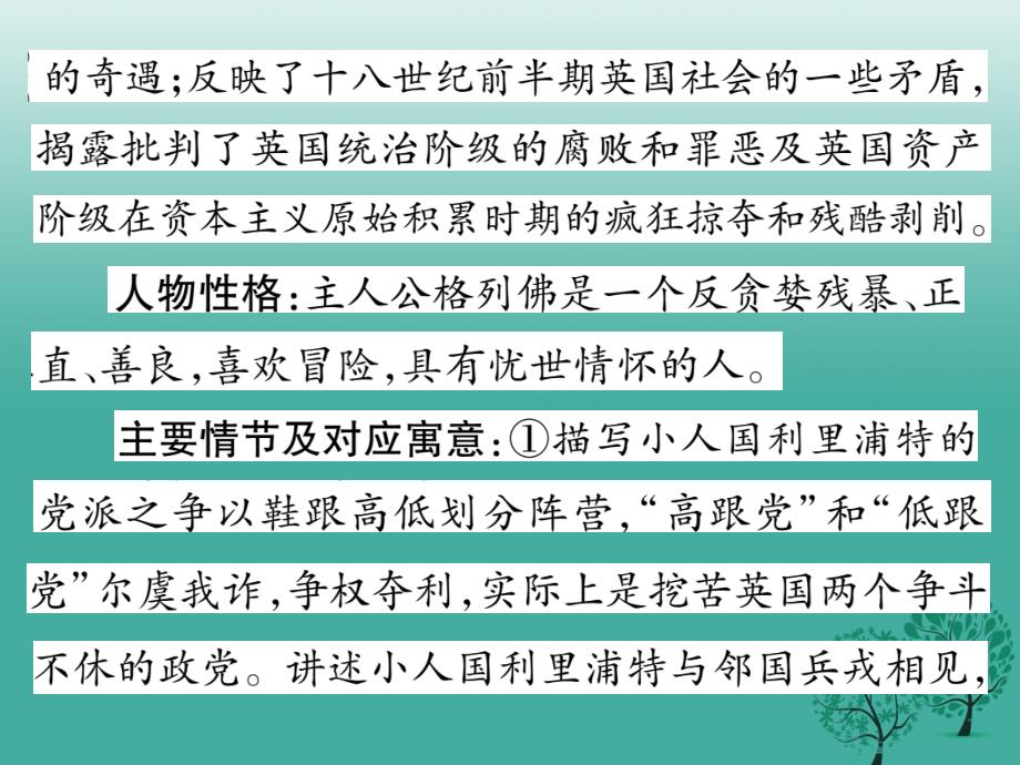 八年级语文下册 文学名著导读(二)-《格列佛游记》课件 （新版）苏教版_第3页