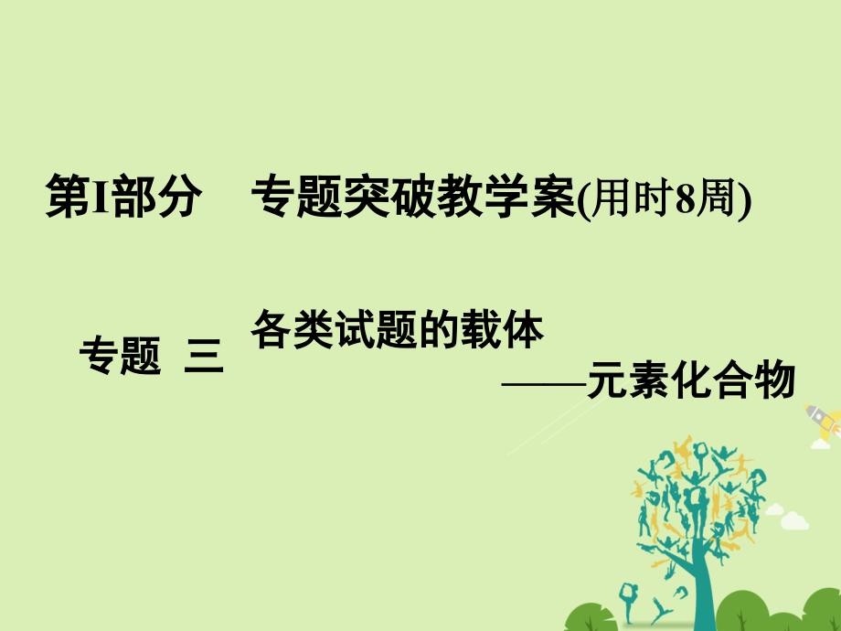 高考化学大二轮复习 第Ⅰ部分 专题突破三 各类试题的载体-元素化合物 第12讲 常见有机物及其应用 考点1 有机物的结构与同分异构现象课件_第1页