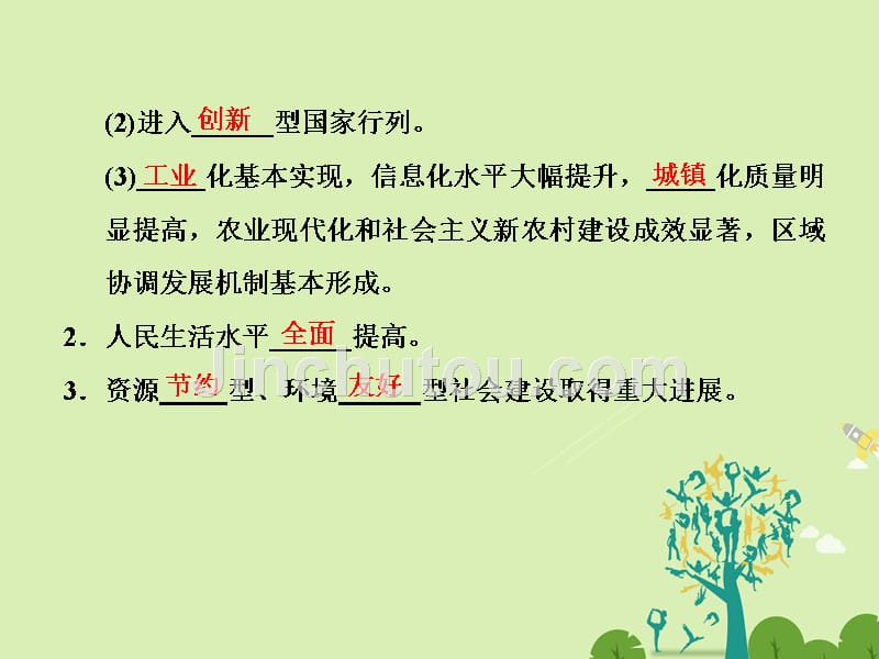 高中政治 第十课 第一框 实现全面建成小康社会的目标课件 新人教版必修1_第4页