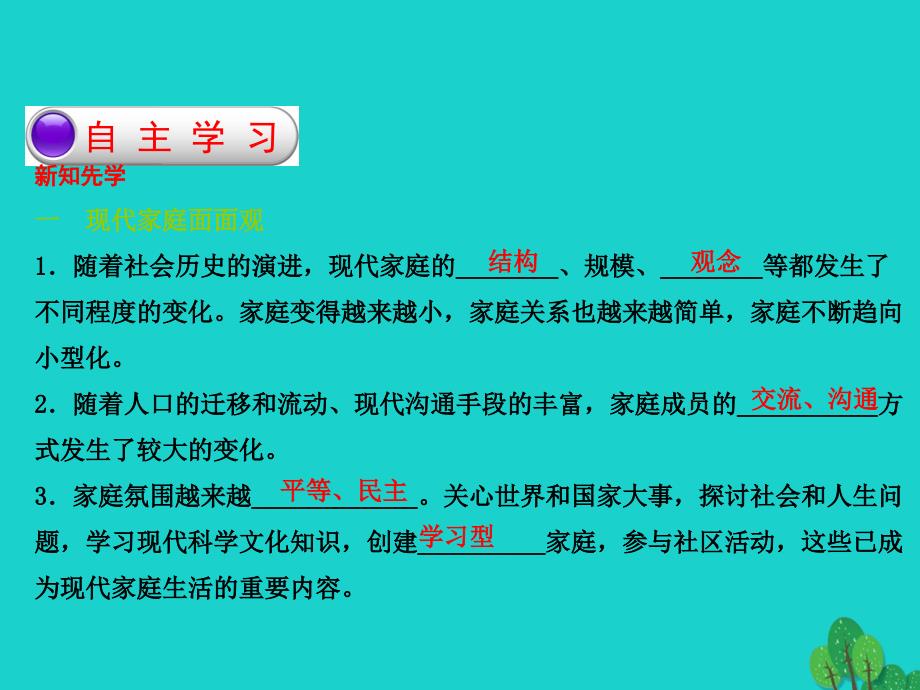 七年级政治上册 7_3 让家更美好教学课件 新人教版（道德与法治）_第2页