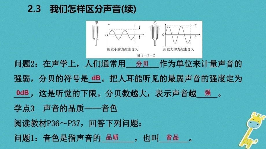 2018年八年级物理上册2.3我们怎样区分声音(续)课件粤教沪版_第5页