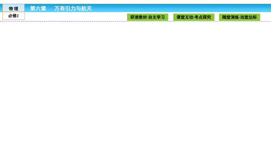 (出国留学)SAT2-物理必修2课件：第6章万有引力与航天6.6_第3页