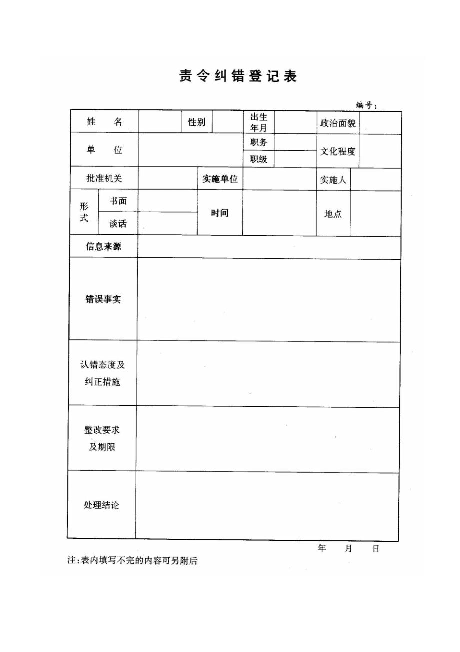 警示训诫记录表_第3页