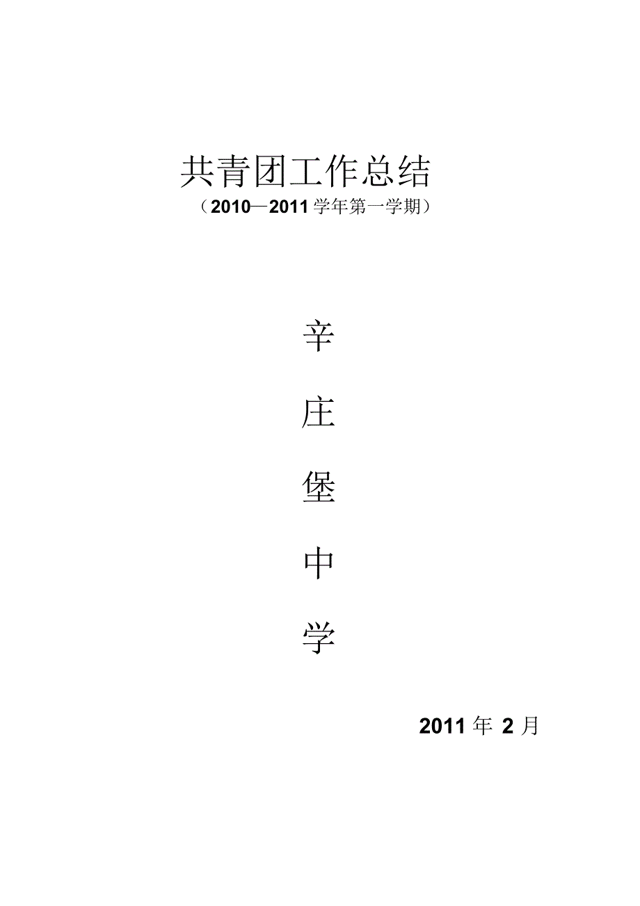 辛庄堡中学共青团工作总结_第4页