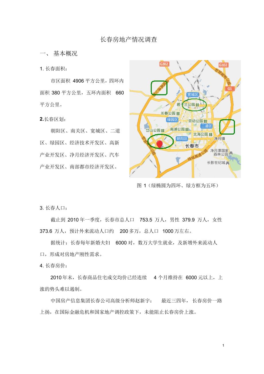 长春房地产情况调查_第1页
