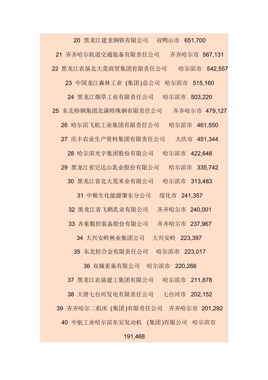 黑龙江100强企业_第2页