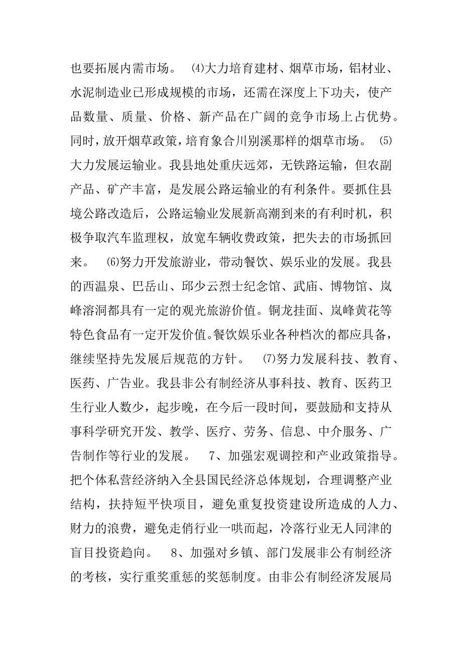 关于##县非公有制经济的调查.doc_第5页